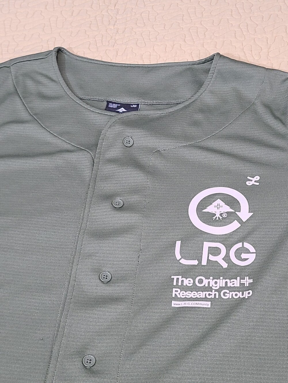 LRG Lifted Research Group baseball jersey size M